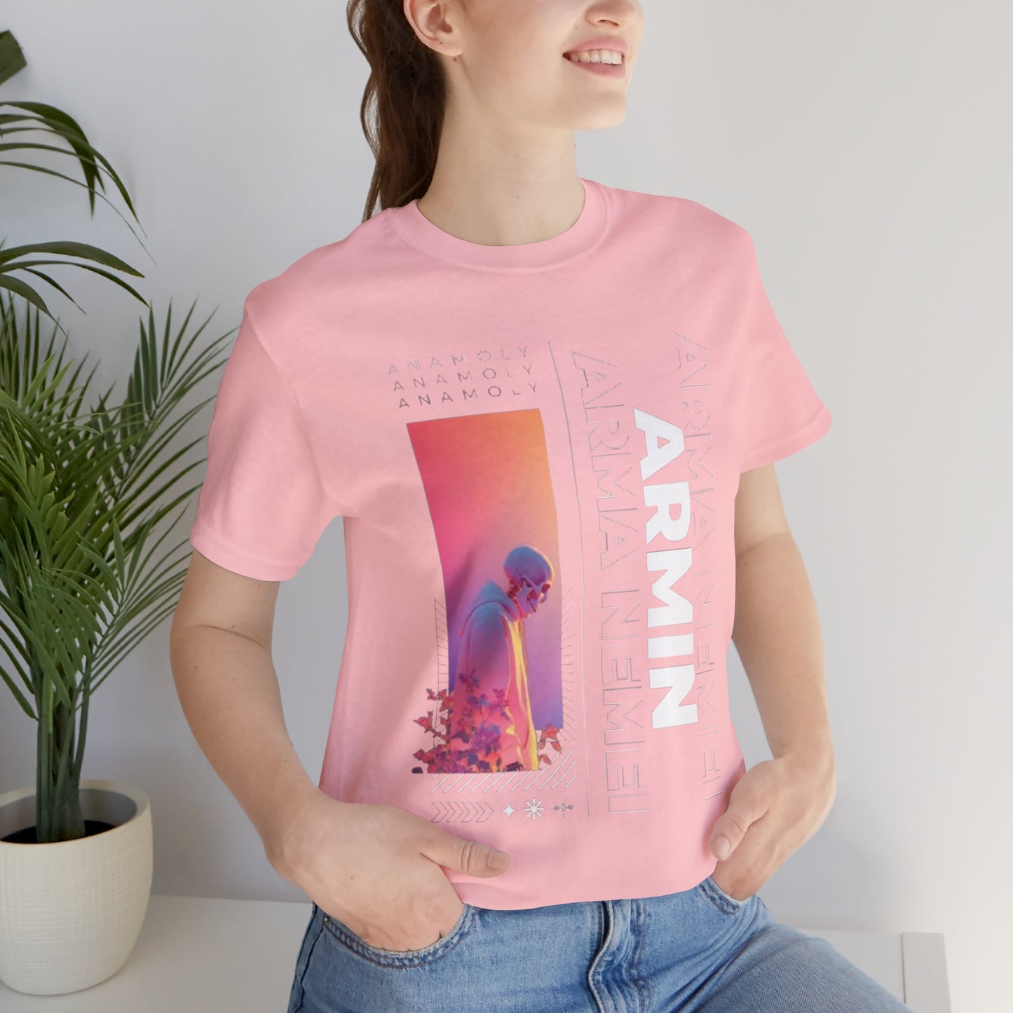 Armin Nemesi Vaporwave T‑Shirt — Retro Sunset Aesthetic Tee