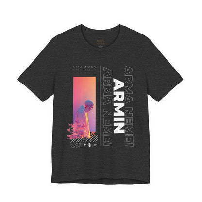 Armin Nemesi Vaporwave T‑Shirt — Retro Sunset Aesthetic Tee