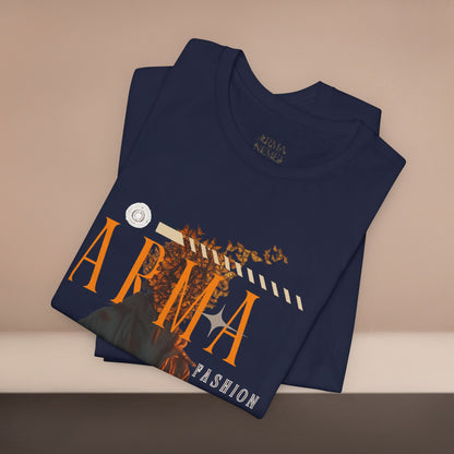 ARMA Fashion Graphic Tee — Vintage Statue Art Streetwear T-Shirt