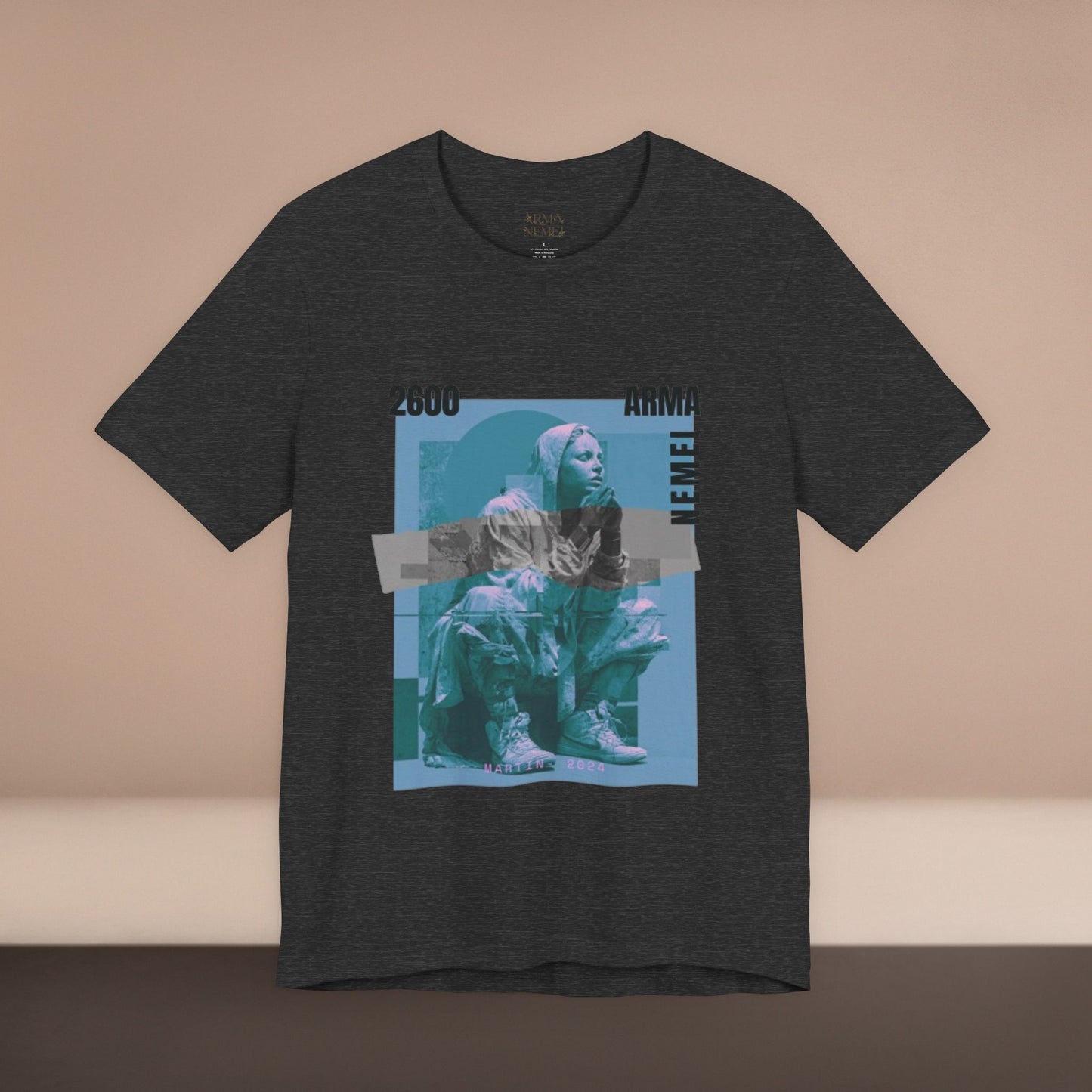 Graphic Tee — Vintage Martin Collage "2600 ARMA NEMAI"