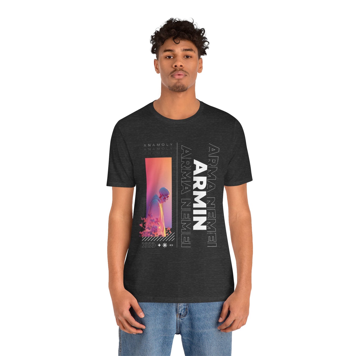 Armin Nemesi Vaporwave T‑Shirt — Retro Sunset Aesthetic Tee