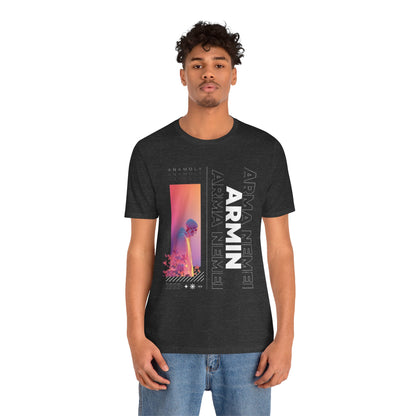Armin Nemesi Vaporwave T‑Shirt — Retro Sunset Aesthetic Tee