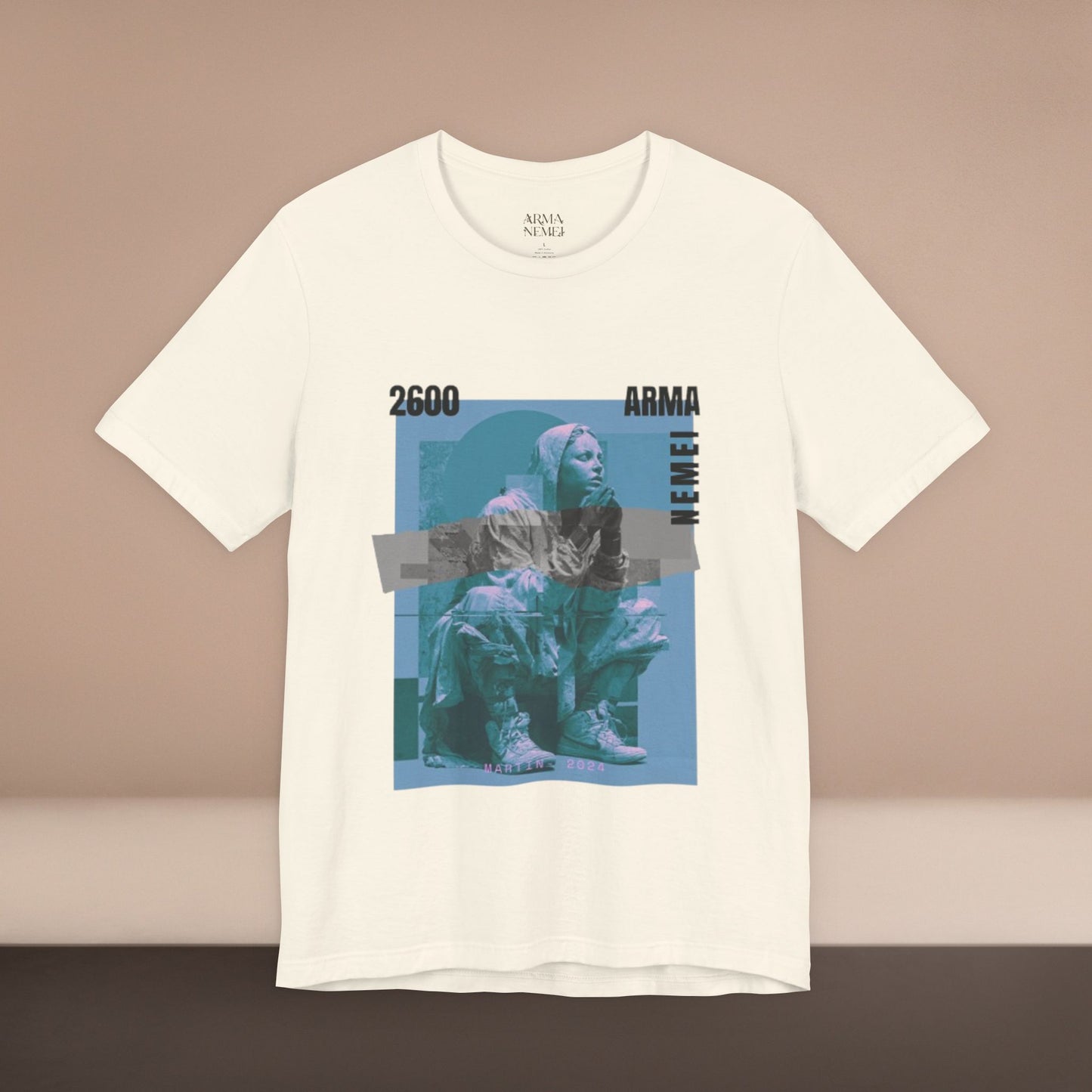 Graphic Tee — Vintage Martin Collage "2600 ARMA NEMAI"